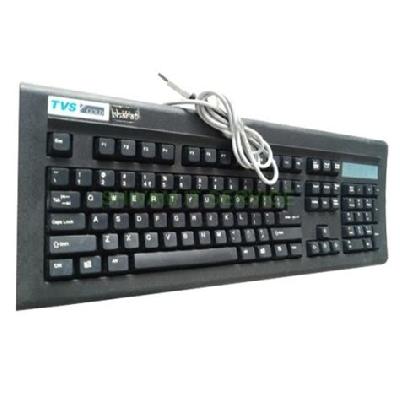 TVS Gold Black Keyboard - USB - Bharat