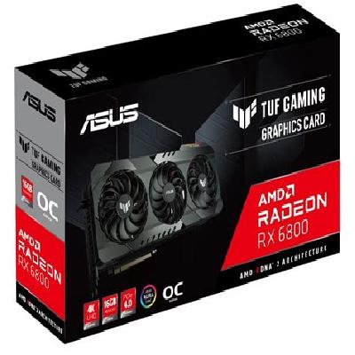 ASUS Graphic Card Radeon RX 6800 XT 16GB GDDR6 Graphic Card TUF-RX6800XT-O16G-Gaming