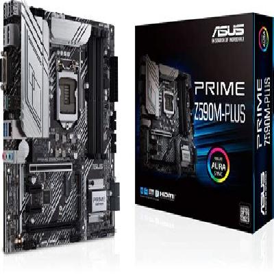 Asus Prime Z590m-plus Intel Z590 LGA 1200 ( Intel 11th 10th Gen) Micro ATX Intel Motherboard