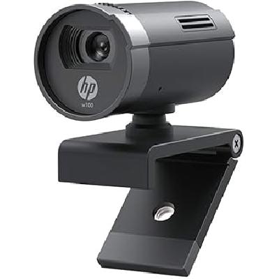 HP w100 480p 30 Fps Webcam, Built-in Mic,