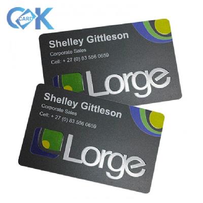 PVC Embossed Visiting Card