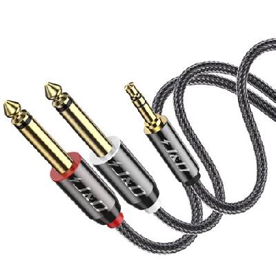 3.5mm to 6.35mm Y Cable