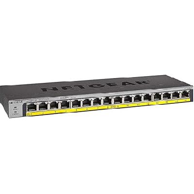 NETGEAR PoE PoE  16 port Gigabit Unmanaged Switches (GS116LP)