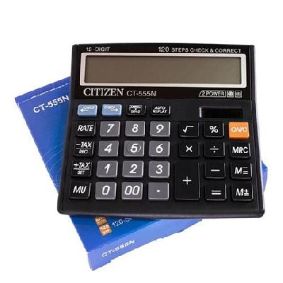Citizen Calculators Ct-555n Original Warranty 1 Year