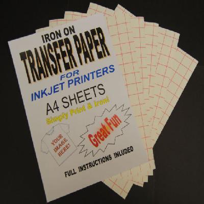 T-shirt Transfer Paper For Light Textile A4 Size