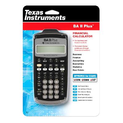 Texas Instruments BA II PLUS Financial Calculator