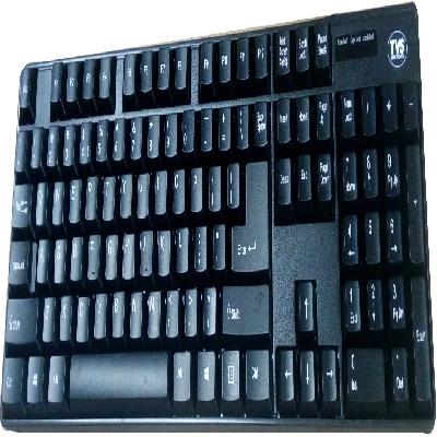 TVS Champ Plus Keyboard USB Wired Black