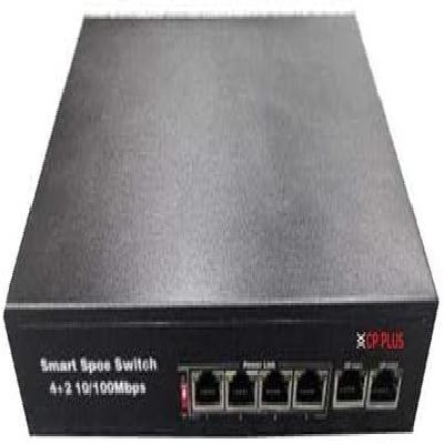 CP Plus 6 Port Fast Ethernet Switch with 4 PoE (CP-DNW-HP4H2-6)