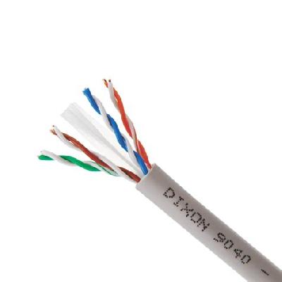 DIGISOL Solid Cable, Cat6 UTP, 4 Pair, 23AWG, Grey, 305m  DGC-SC6U4F-3GB