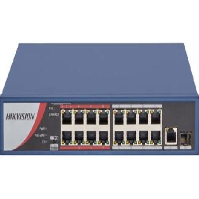 HikVision DS-3E0318P-E 16-Ports 100Mbps Unmanaged PoE Switch