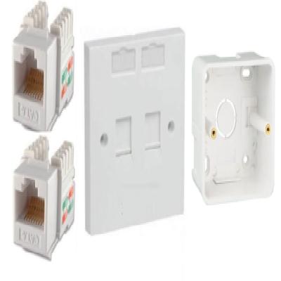 IO Face Plate - Dual (CAT-05   CAT-06 Both)