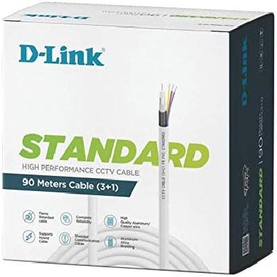 D-Link CCTV  Camera Standard 90MTR Cable (3 1)