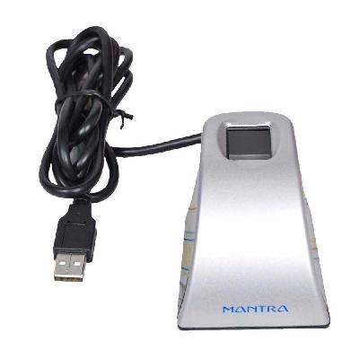 Mantra MFS100 Finger Print Scanner (Silver-Black)