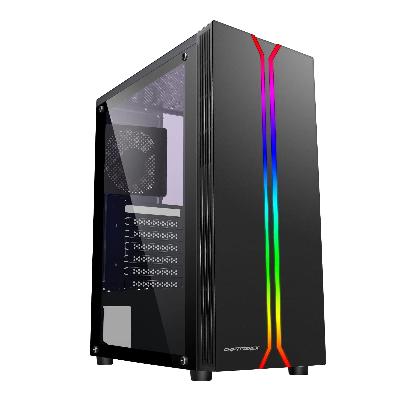 Chiptronex X410B RGB Tower ATX Cabinet USB 3.0
