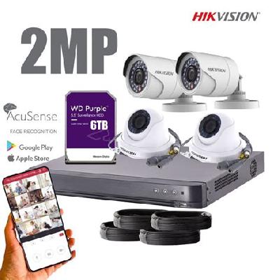 Hikvision 4-Ch 2 MP Lite Metal Body DVR