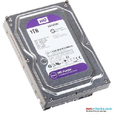 1 TB Hard Disk Drive for CCTV Footage Recording