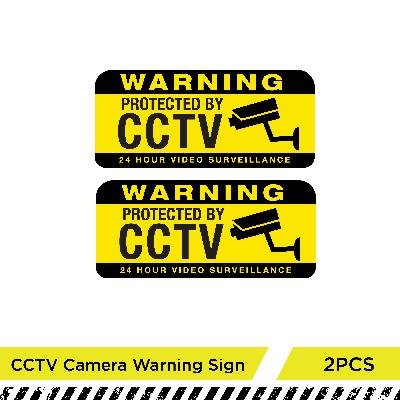 A4 Size CCTV Warning Decal