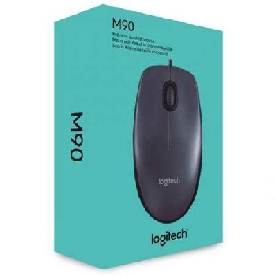 Logitech M90 USB Corded Mouse