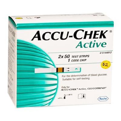 Accu-chek Active 100 Strips Packet
