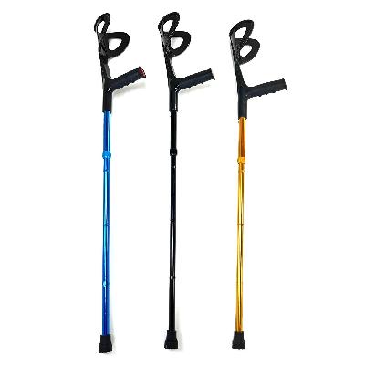 Crook Neck Adjustable, Forearm Walking Stick Hero Mediva Aluminium Cane
