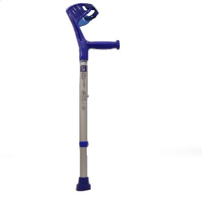 Crutch Hinged With Elbow Support With Strap