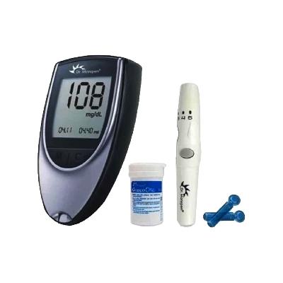 Dr. Morepen BG-03 Gluco One Glucometer, 25 Strips Free