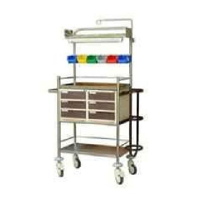 Crash Cart With S.S Drawers