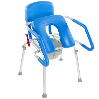 Foldable Commode Chair without Arm Rest
