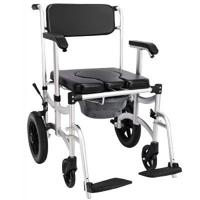 Folding Commode Wheelchair