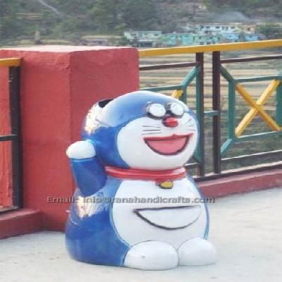 Doremon Shape Dustbin