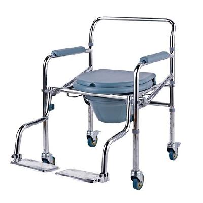 Commode Height Adjustable With Wheels
