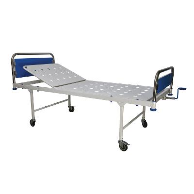 SV006 Hospital Semi Fowler Deluxe Bed With Laminate SS Bows