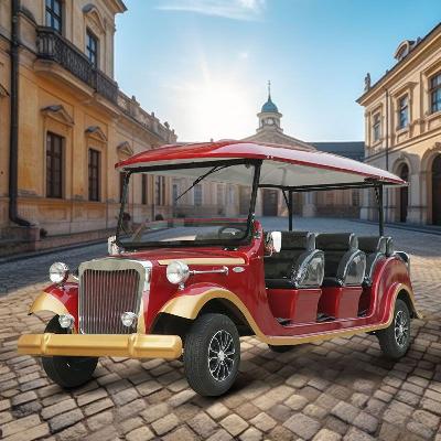 6 Seater Battery Operated Vintage Car