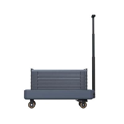 pushing foot cart