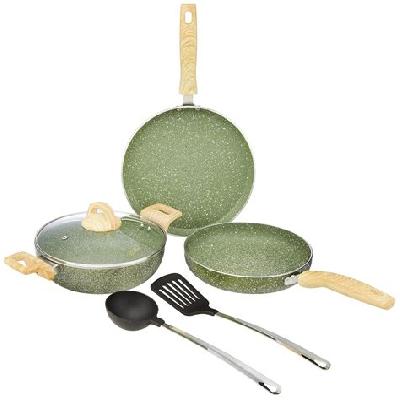 5 Pcs Induction Base Cookware Set