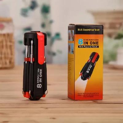 8 in 1 Multi Screwdriver Torch