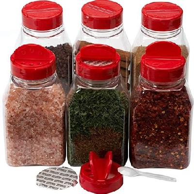 D0122_Plastic Spice Jars