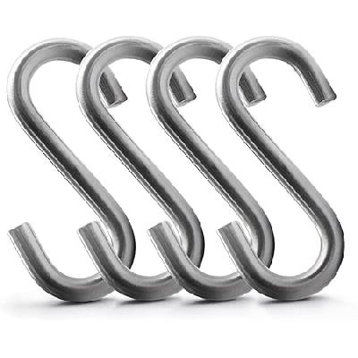 D0232_Heavy Duty S Shaped Stainless Steel Hanging Hooks