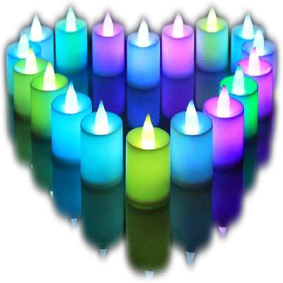 D0241_Festival Decorative - LED Tealight Candles (Multi, 24 Pcs)