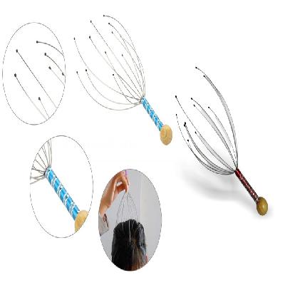 D0253_Hand Held Scalp Head Massager Stress Relief