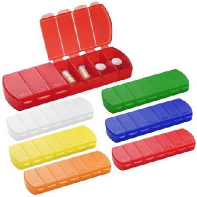 D0347_7 Days Pill Box With 7 Compartments