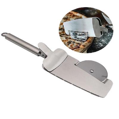 D0831 Stainless Steal Pizza Cutter and for Sandwiches Pastry