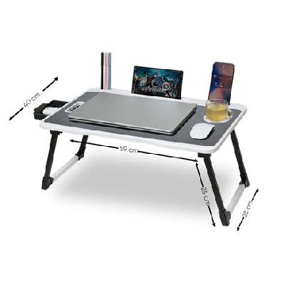 D1090 Multipurpose Foldable Laptop Table with Cup Holder
