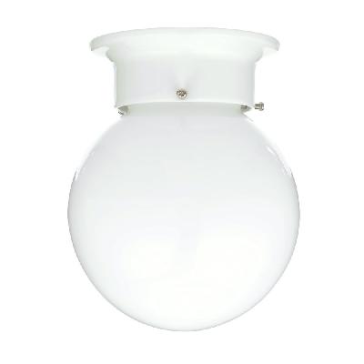 Pure Chem Wall Light, White and Brown, Globe