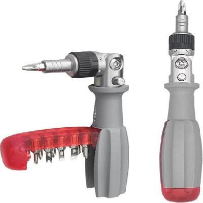 Schofic 10-In-1 Bits Ratchet Magnetic Reversible Screwdriver Set With Multiple Angle