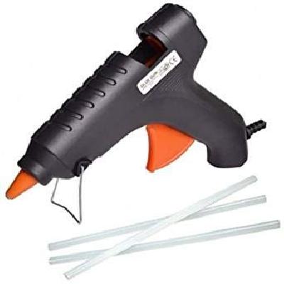 SCHOFIC Hot Melt Glue Gun 100 Watt Rapid Heating Technology Kit -Blue (20 Sticks)