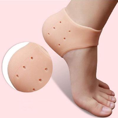 Heel Socks Silicone Heel Protector Pain Relief Gel Heel Anti-Crack Heel Support Heel Support