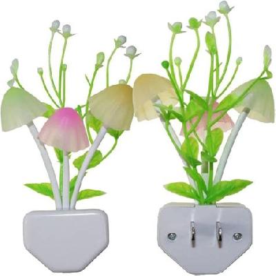 Mushroom Light Automatic Sensor Night Lamp Night Lamp (13cm, Multi Color)