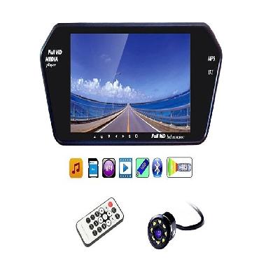 7 Inch Full HD Touch Screen Bluetooth LED Screen With 8 LED Reverse Camera For Cars