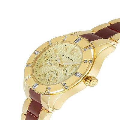 Analogue Gold Dial Women''S Watch